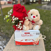 A34 - Arranjo Rosa Raffaello.