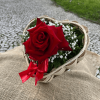 A70 Arranjo Rosa Coração.