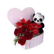 Caixa Rosa Panda